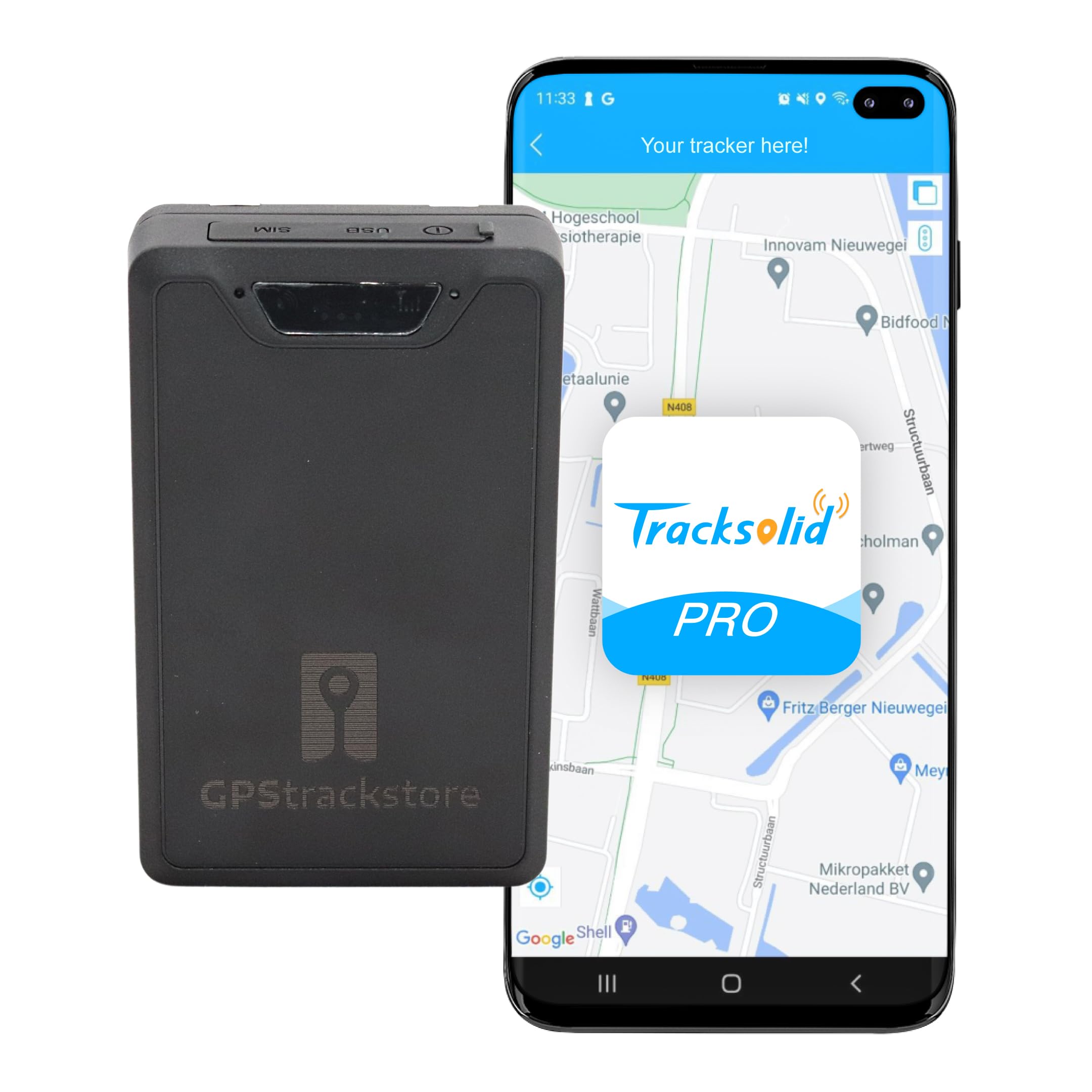GPS Tracker LL302 | 10 year sim worldwide use | Strong magnet | Uso para coches, barcos, camiones de moto acuática y más | Aplicación gratuita | Licencia incluida | Hasta 90 días en modo seguro de