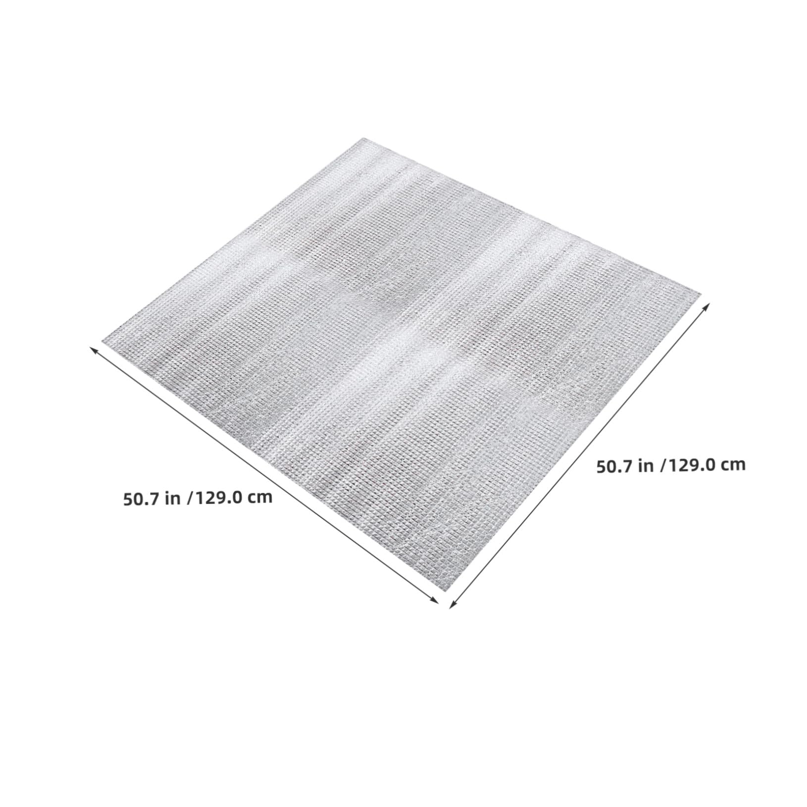 Angoily 2sets Copertura Isolante per Ventola Soffitta Barriera Termica per Isolamento Soffitta Adatta Prese d Aria Sottotetto per Uso Domestico Argento