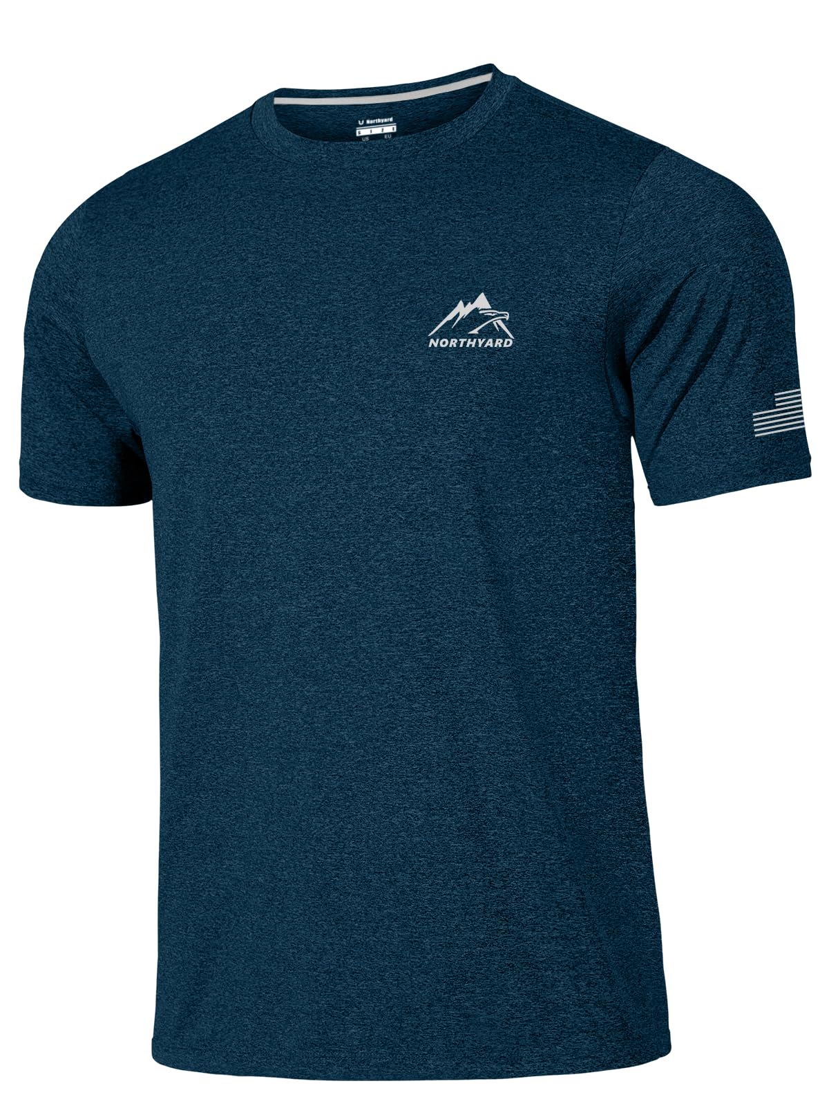 NORTHYARD Men's UPF 50+ Sun Protection Shirt Short Sleeve Swim Rash Guard SPF UV Athletic Workout Running T-Shirt