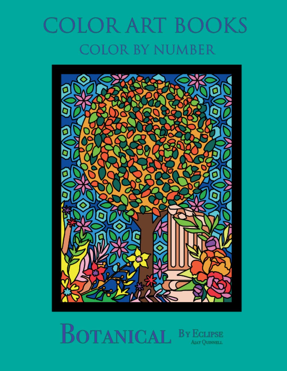 Botanical - Color By Number Book : Superior paper edition