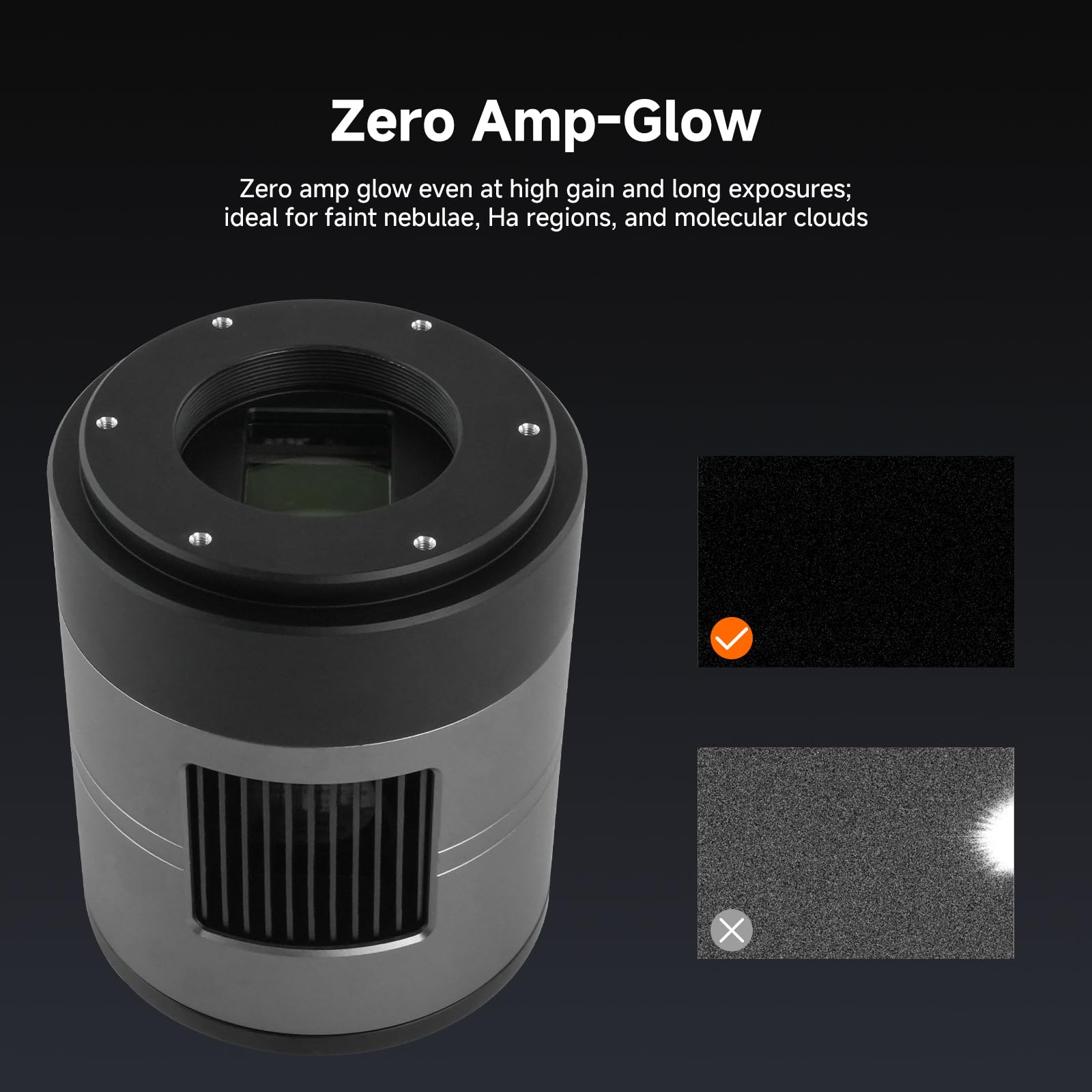 Svbony SC571CC Cámara Telescópica con Sensor BSI IMX571 26 MP, Cámara Astronómica Refrigeración por Color Tec de Doble Etapa y Brillo de Amperaje Cero para Nebulosas de Emisión, y Grupos de Galaxias