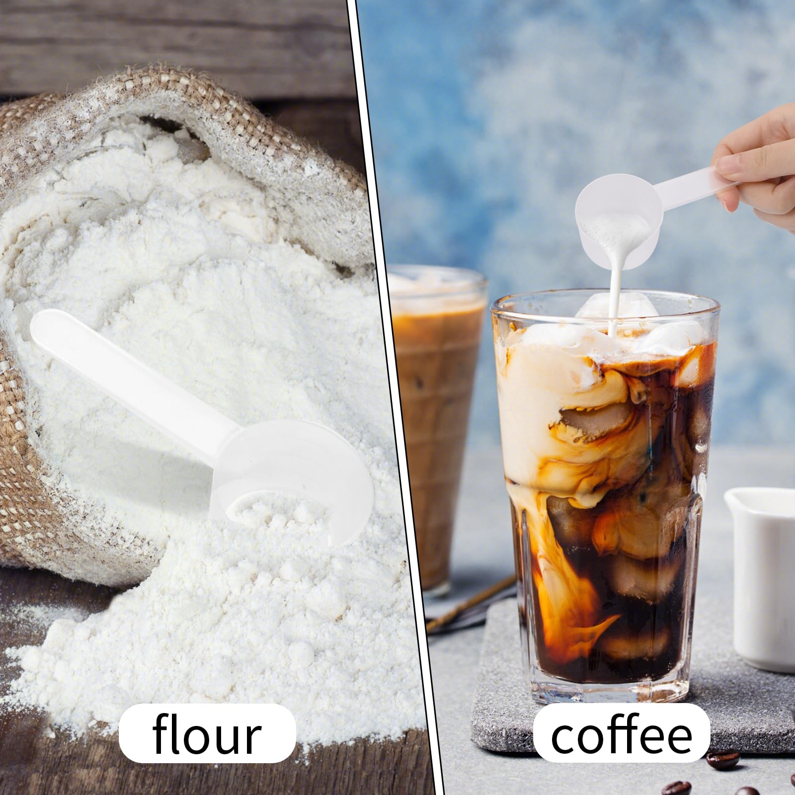 Lot De 9 Cuillères Doseuses De 40 Ml, 30 Ml, 4 G, Aide à Doser Le