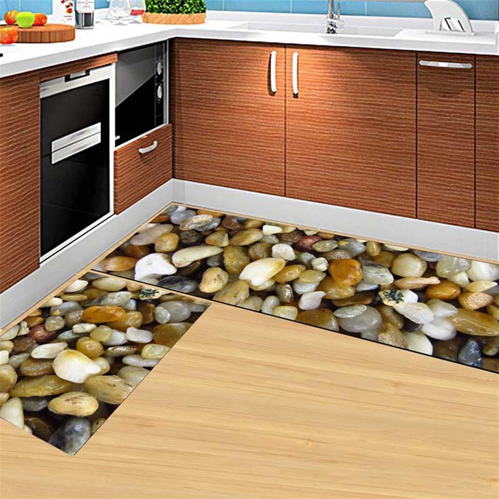 Tapis de bain moderne lavable pour éviter les glissades dans le couloir