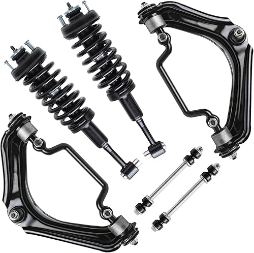Miniatura 51 de Detroit Axle - Kit de brazos de control AWD para cargador Chrysler 300 Dodge Challenger Magnum, 2 brazos de control superiores delanteros con rótula