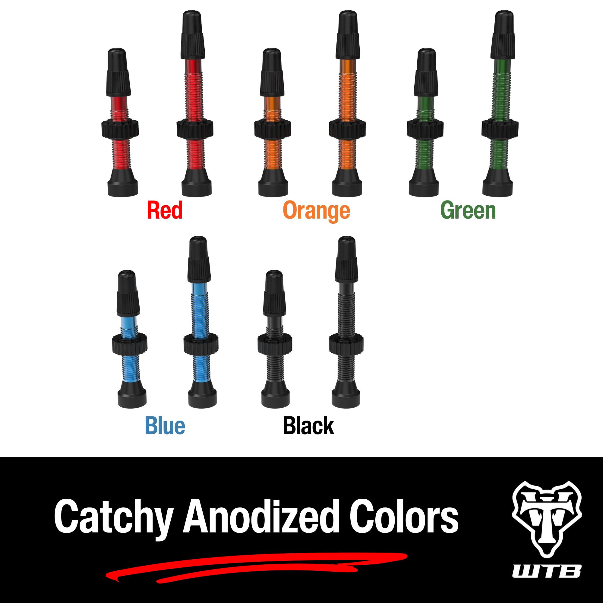 WTB Tubeless Ventilset TCS AL Orange Gr. 34mm
