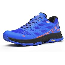 Mens Trail Running Shoes with Waterproof, Narrow Fit Superior Grip & Non-Slip Traction, Lightweight High-Rebound Cushioning, Breathable Durable Upper for Trail Running & Hiking C20301-C20302-C20303