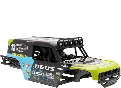 Miniatura 15 de MEUS RACING MB24 SCX24 Cuerpo 5.2in 132MM Cuerpo Shell ABS+Chasis de fibra de carbono de nylon para 1/24 Axial SCX24 Bronco JLU B-17 C10