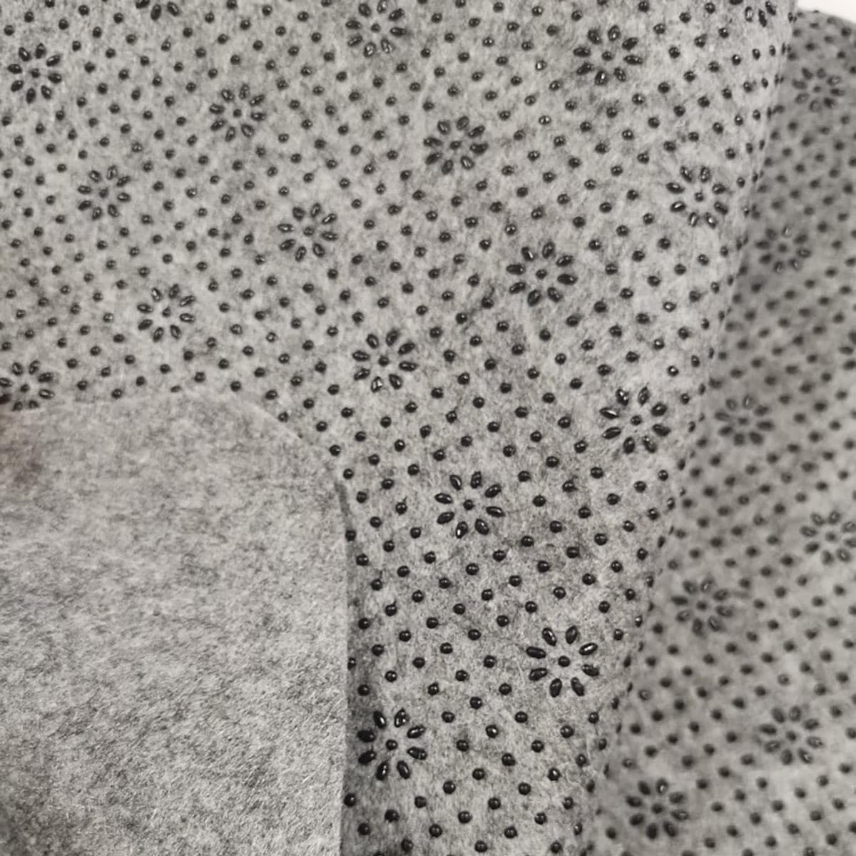WZHJLDA Non Slip Final Backing Cloth, Tufting Cloth, Non-Slip Rug Backing Fabric Cloth Antislip Vinyl Backing Cloth Non Slip Fabric with Plum Blossom Pattern(Size:80x80cm)