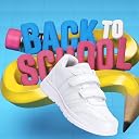 TRASE School Shoes White for Boys and Girl | Premium Light Weight EVA Sole | White and Black Colors Available| Without Laces 5 Years to 16 Years (White, 9C UK) gallery image