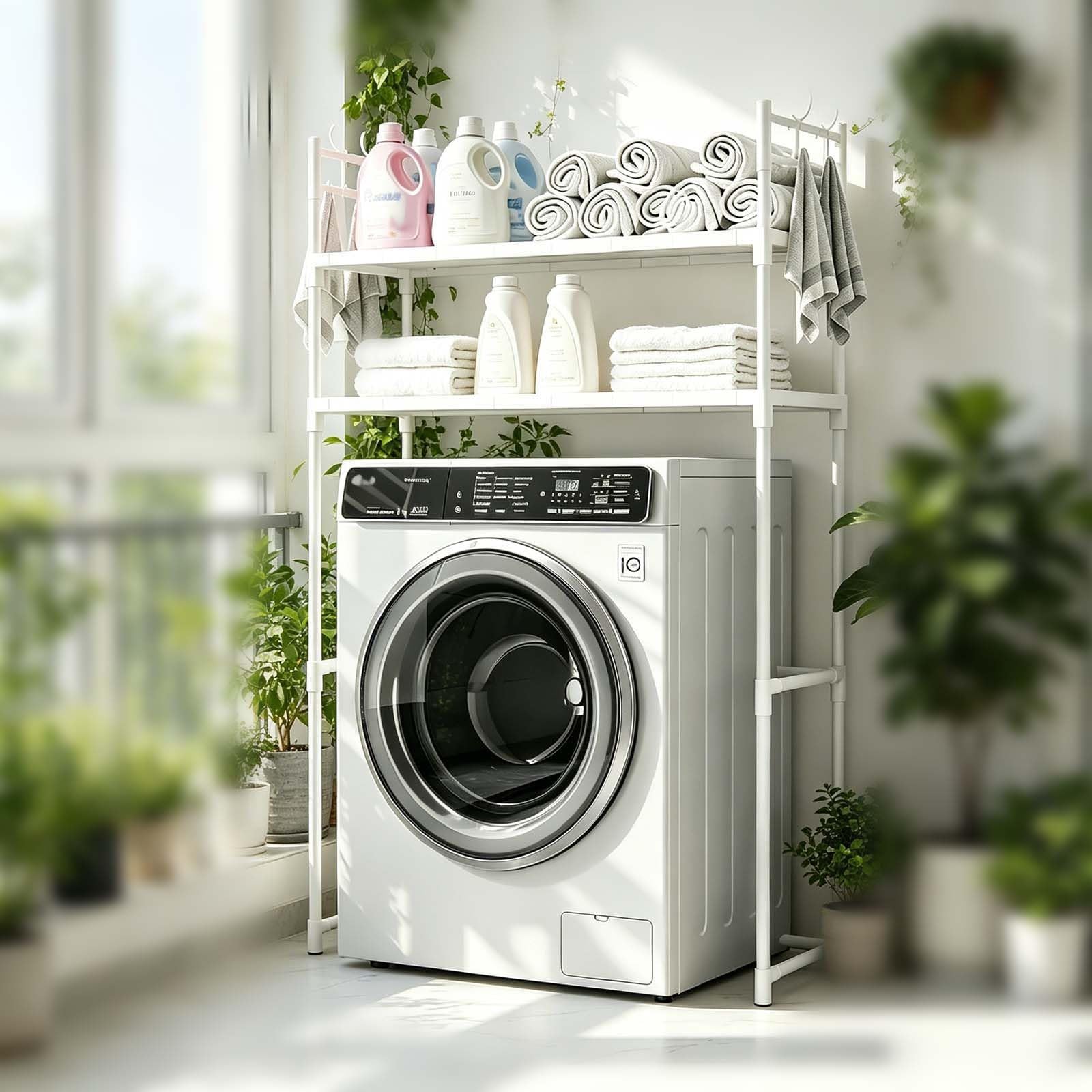 Space Saving Over Washer Storage Unit,Over the washer storage shelf