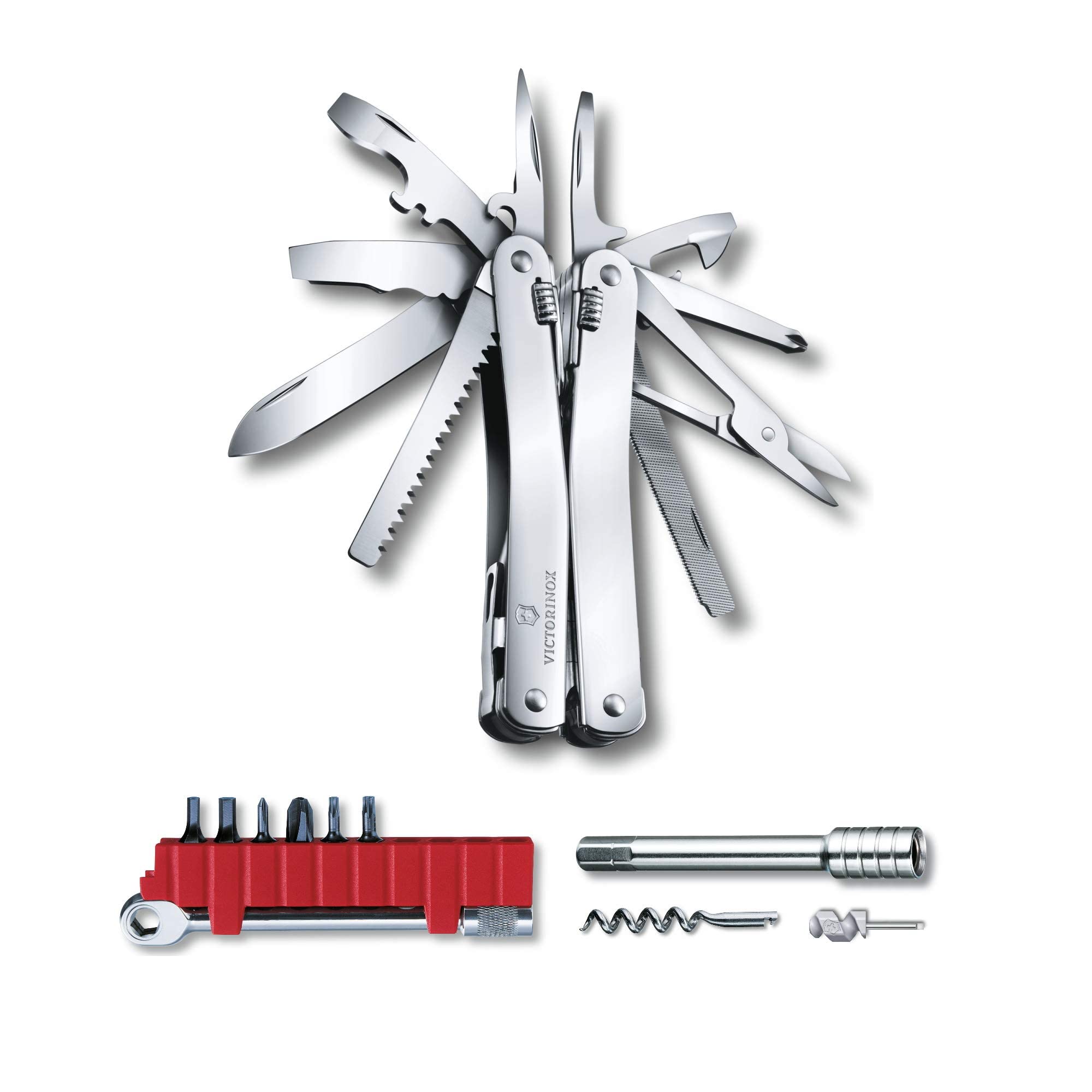 Victorinox Swiss Tool Spirit X Plus Ratchet with Nylon Case, 105 mm, 36 Uses-image-5