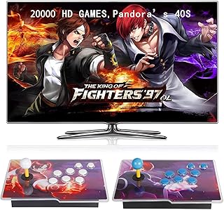 [20000 Game in 1 40S Pandora Box Retro Games Arcade Game Console with Two Separate Host for PC & Projector & TV 3D Games 1-4 Players Category Favorite List Save/Search/Hide/Pause/Delete Game