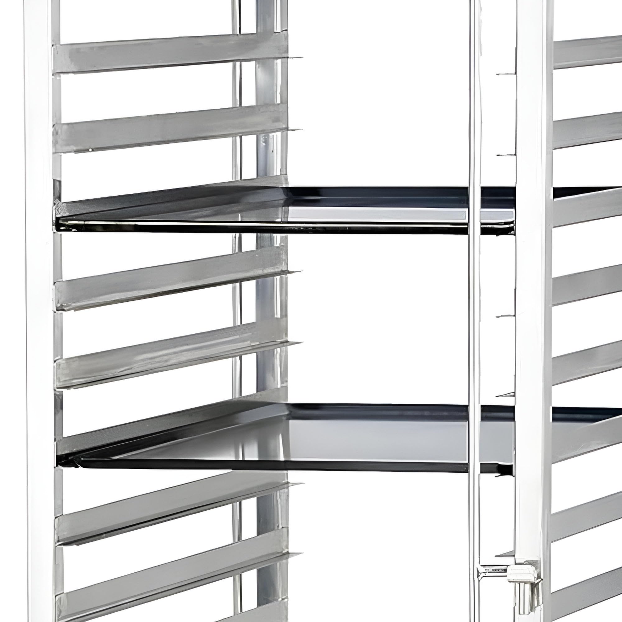 MBH - Carro para Bandejas de Acero Inoxidable 600x400 mm. Carro Profesional con Capacidad para 18 bandejas para hosteleria