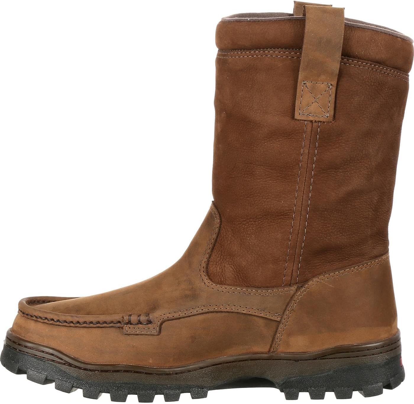 Rocky mens Rks0255 Mid Calf Boot, Brown, 10.5 US