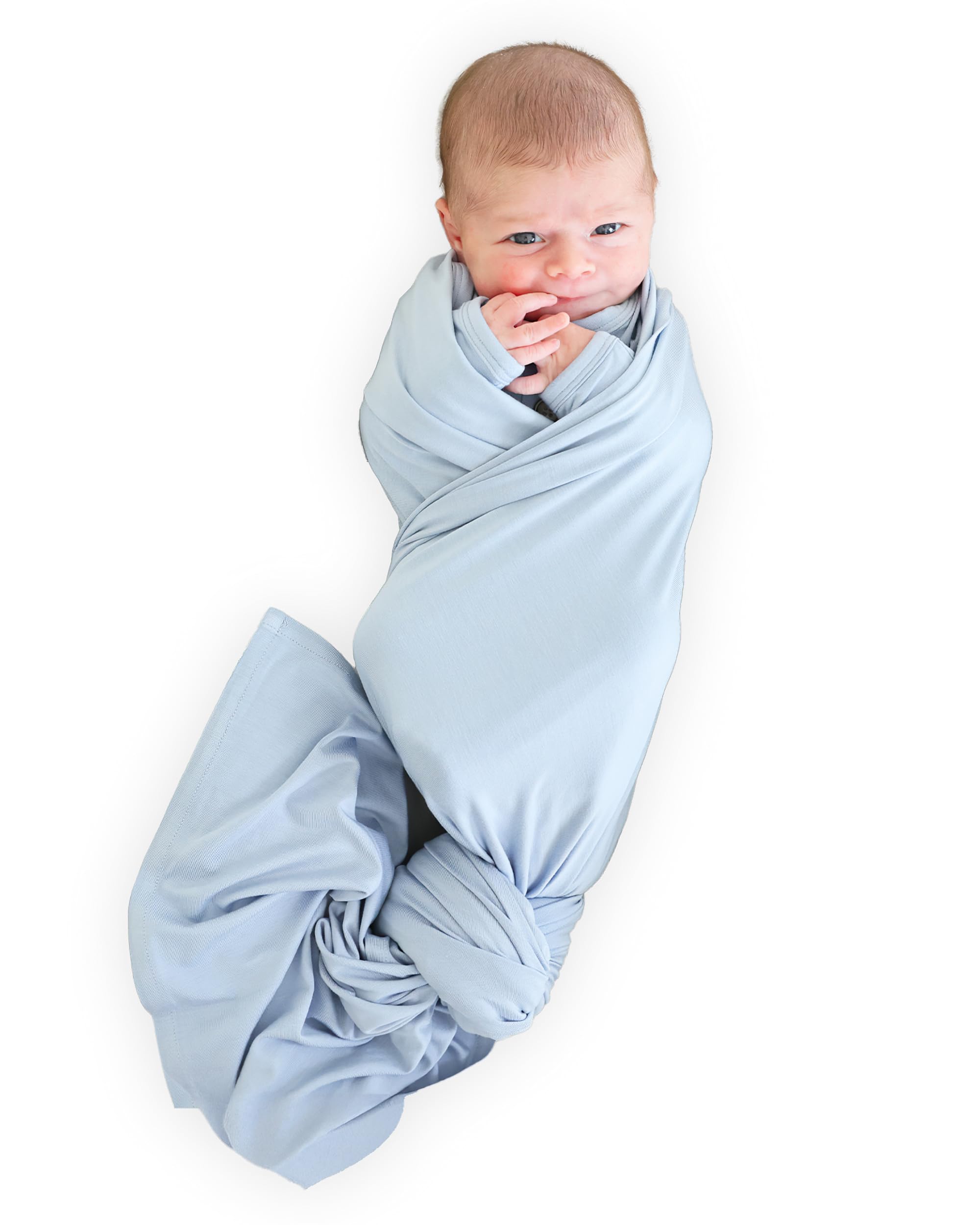 Caden Lane Baby Swaddle & Receiving Blanket, Soft, Breathable & Temperature-Regulating Bamboo Viscose Fabric for Swaddling Newborns, Gender Neutral