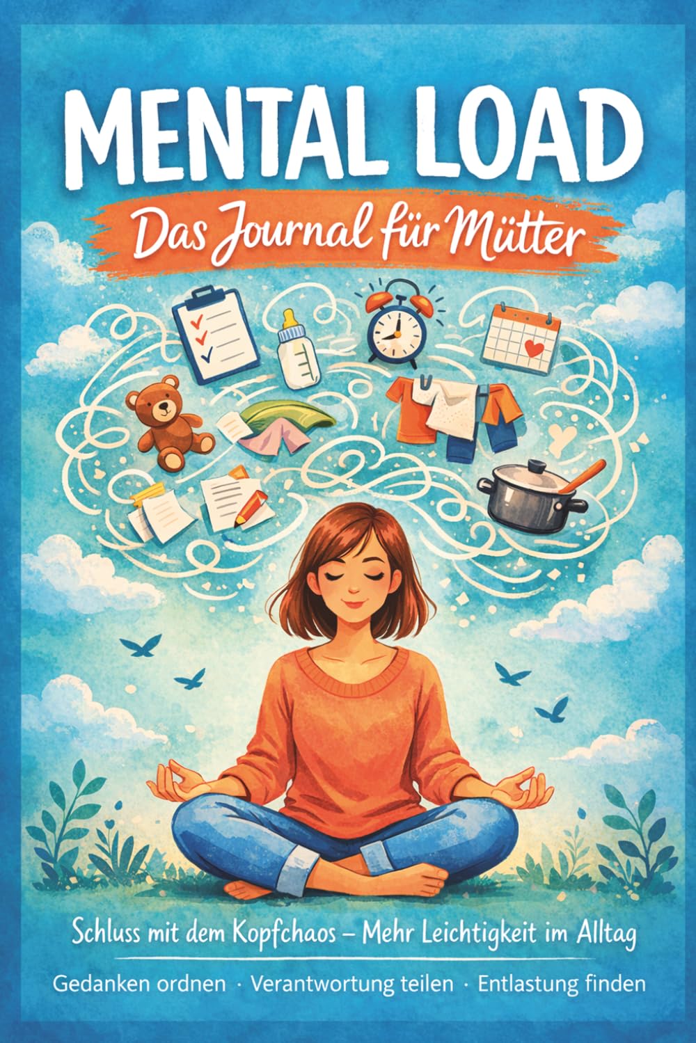 Mental Load - Das Journal für Mütter: Gedanken ordnen, Verantwortung sichtbar machen und Entlastung im Familienalltag finden