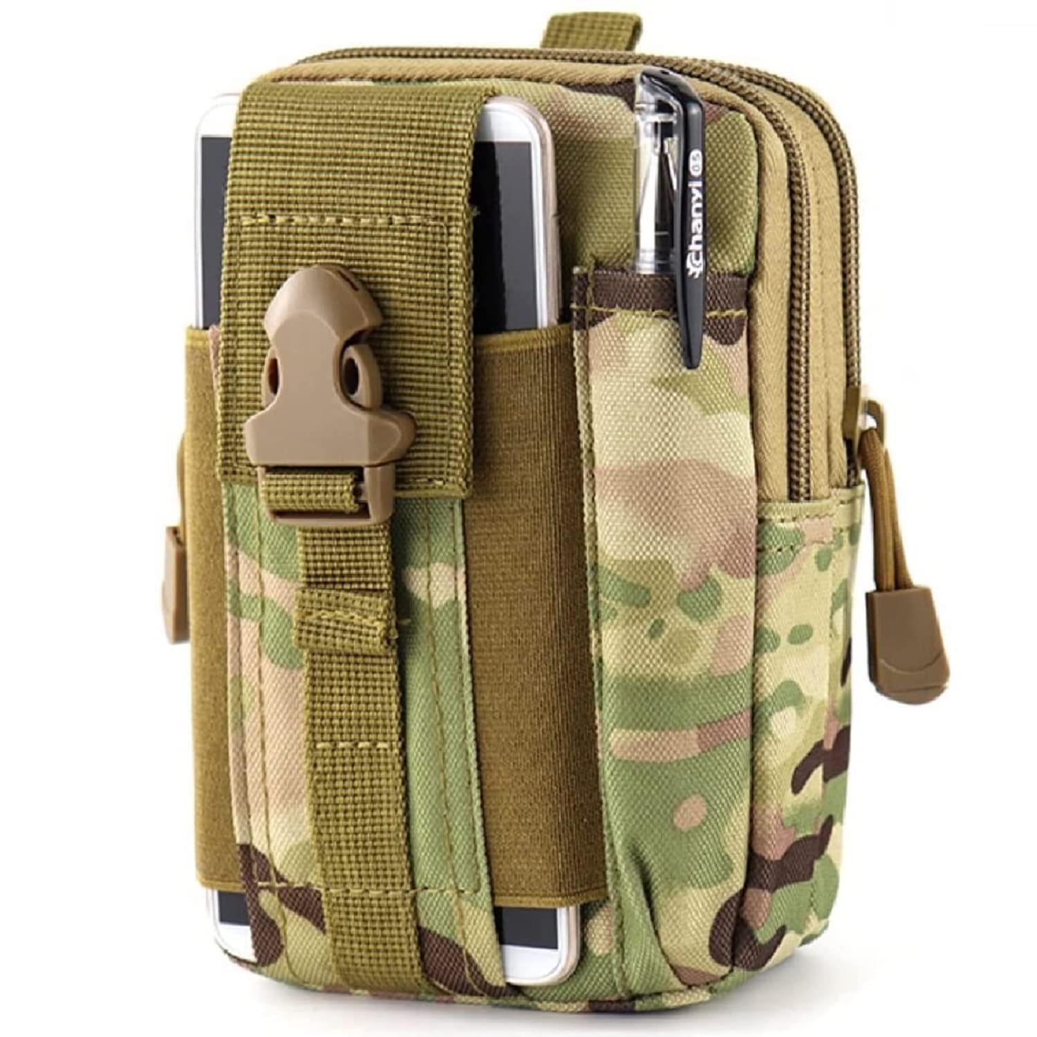 Molle Cellphone Holder Tactical Molle EDC Bag Multi-purpose Phone Pouch Military Fanny Pack... Tactical Backpack With Hip Belt