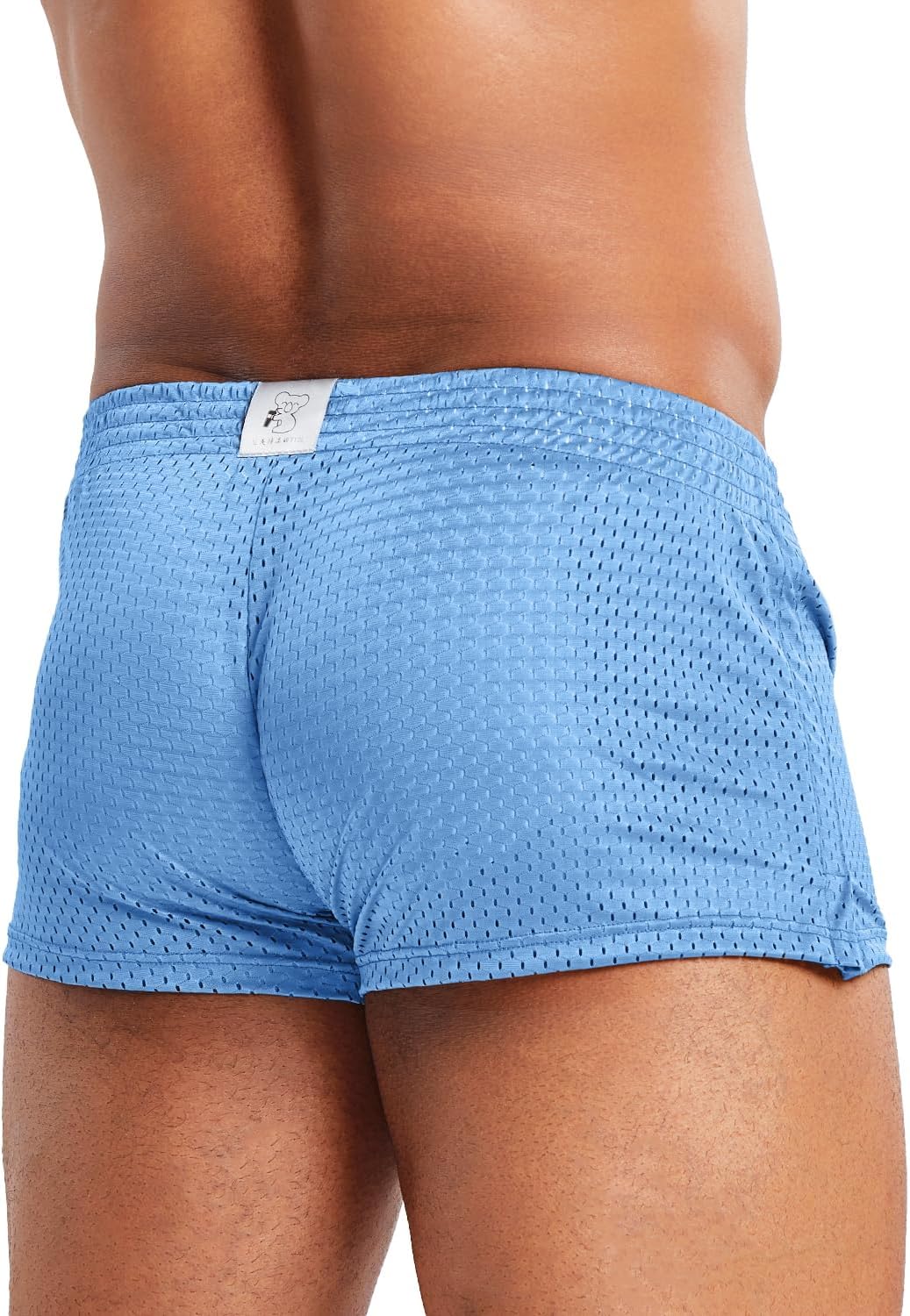 MIZOK Mens 3 Inch Athletic Workout Short Mesh Running Workout Gym Shorts - Image 3