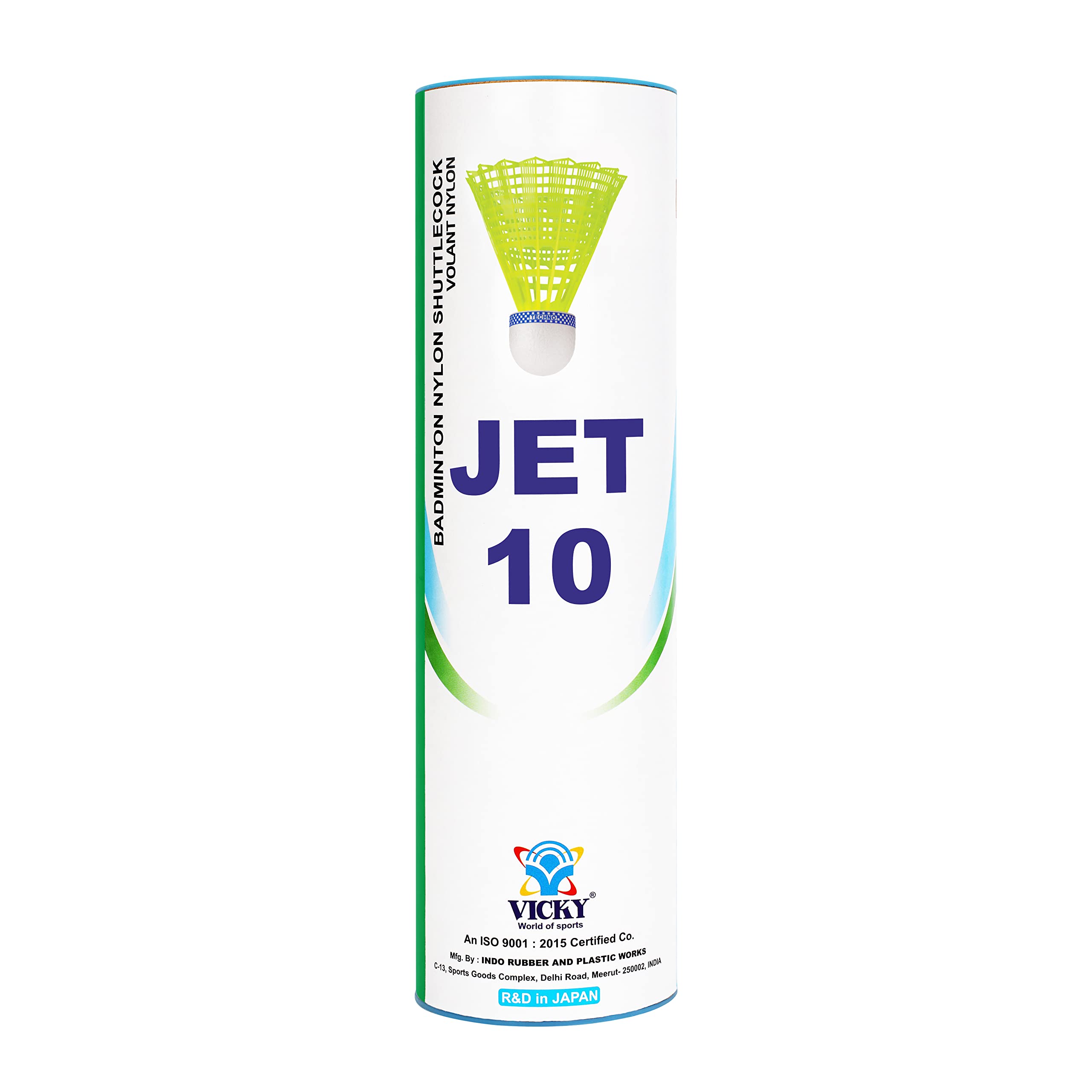 Vicky Jet 10 Nylon Suttlecock Yellow, Pack of 6 (B087ZMMRGN) Amazon Price History, Amazon Price Tracker