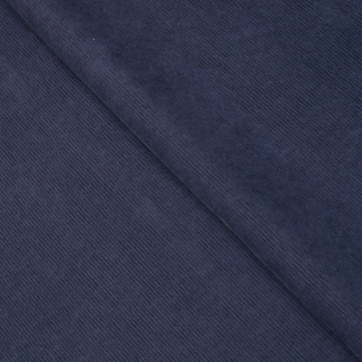Corduroy Fabric 8 Wale Material Jumbo Cord 60 Inch 150cm Wide Clothing Trousers (Per Metre, Navy Blue)