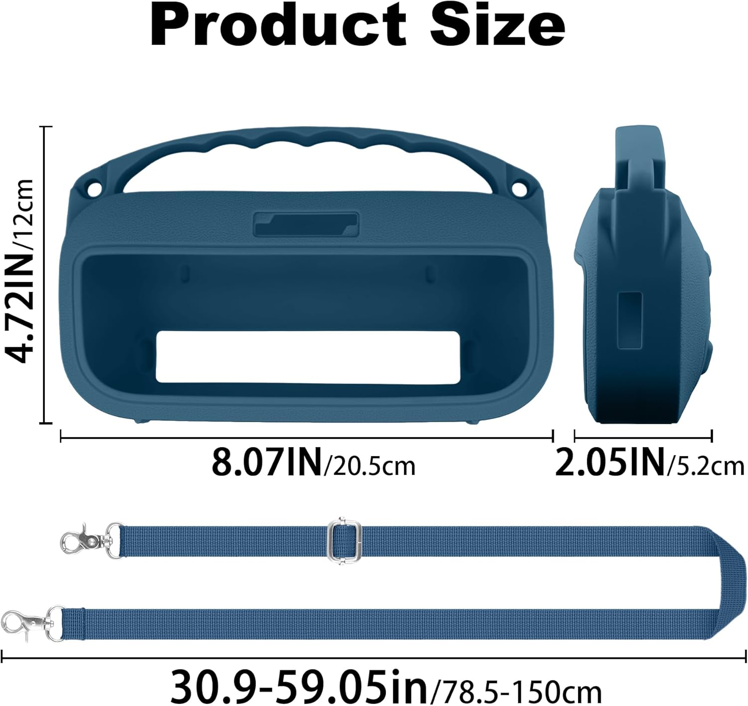 Aenllosi for Bose SoundLink Flex Bluetooth Speaker (2nd Gen) Silicone Cover Case, Twilight Blue (Case Only) - Image 6