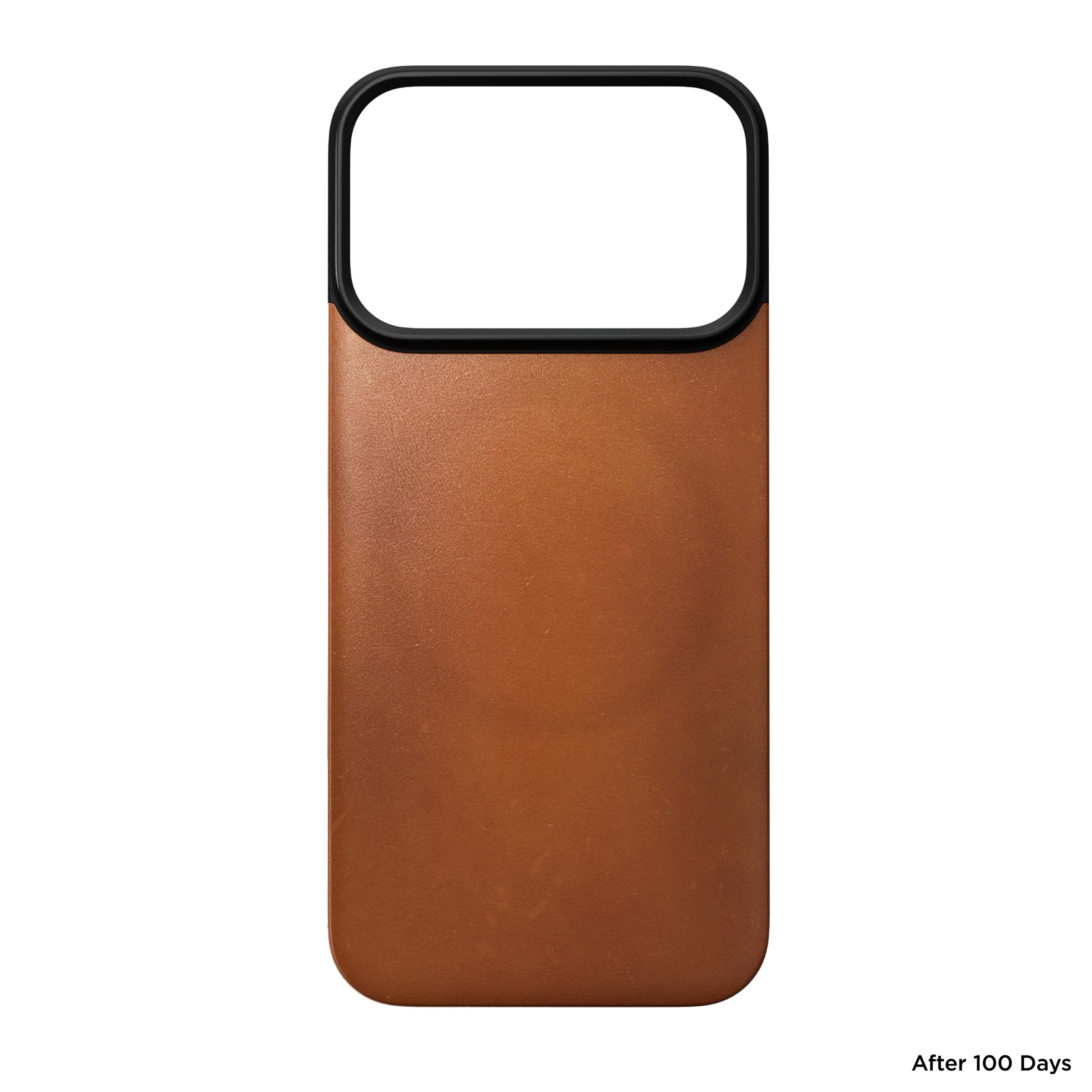 NOMAD Horween Arrière Magnétique Cuir pour iPhone 18 Pro Selle