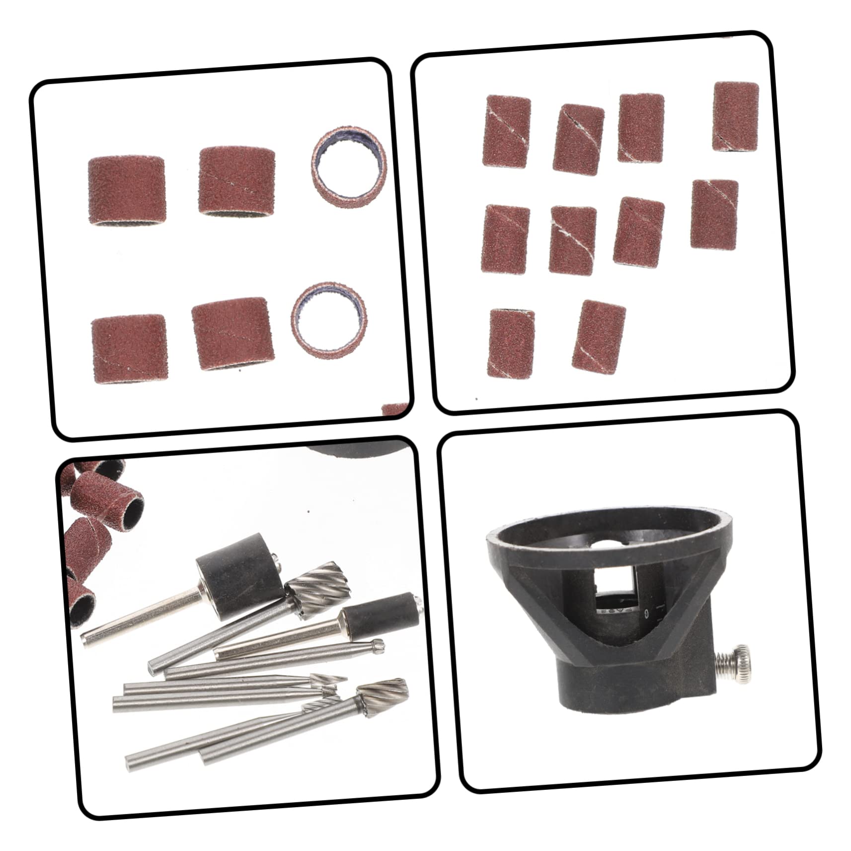 POPETPOP 4sets per La Unghie per Kit Limatura per Unghie Domestici Facile Usare e Adatto per Toelettatura Casa e