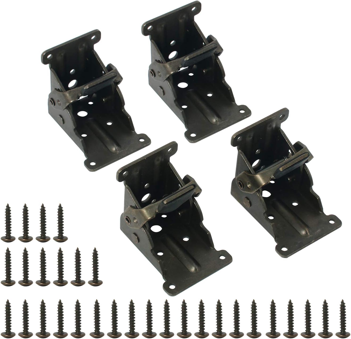 HYDDNice 4 Pack Foldable Support Bracket Collapsible Support Frame Self