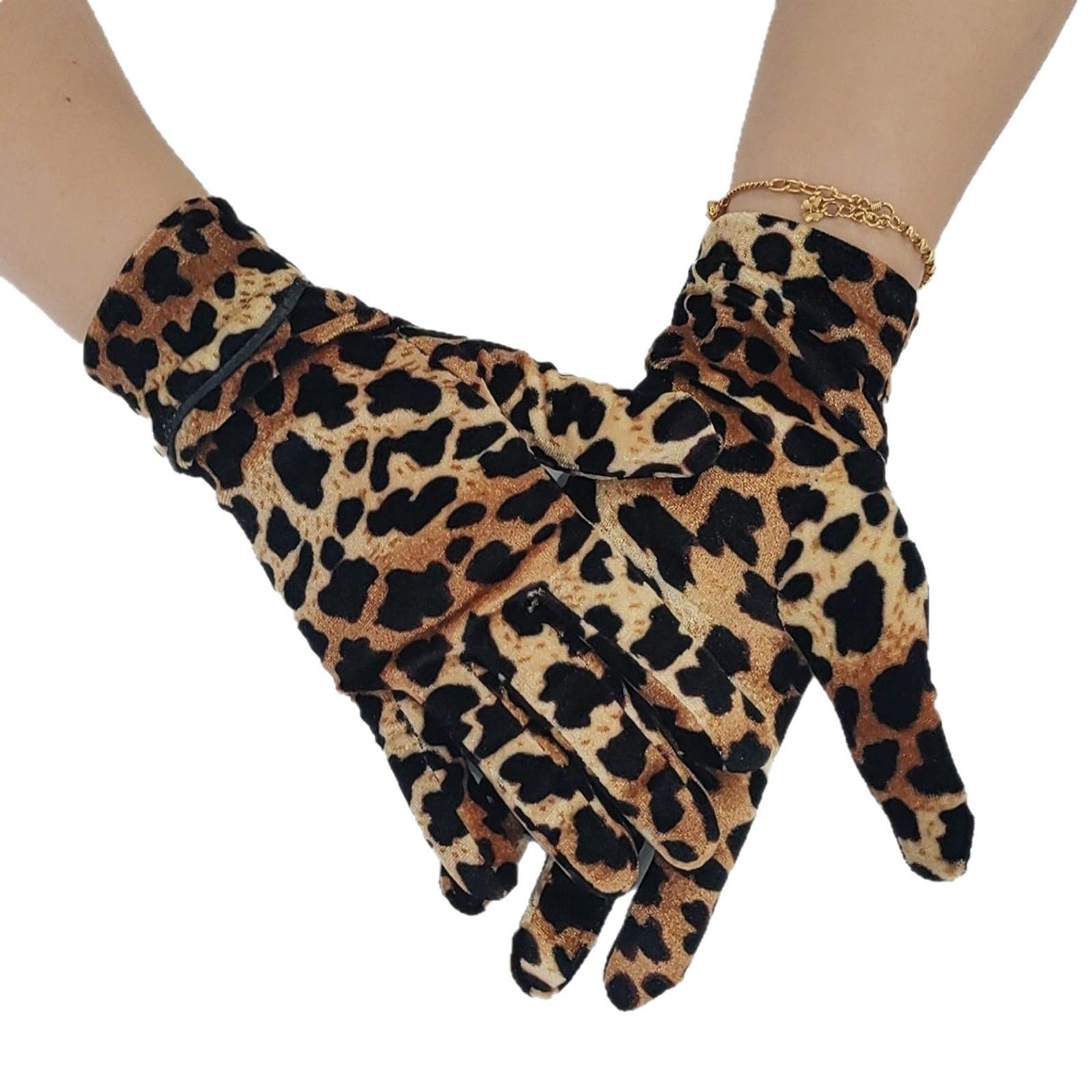 MICFENY Fashionable Animal Pattern Gloves Lightweight Design For Outdoor Daily Use Handwear