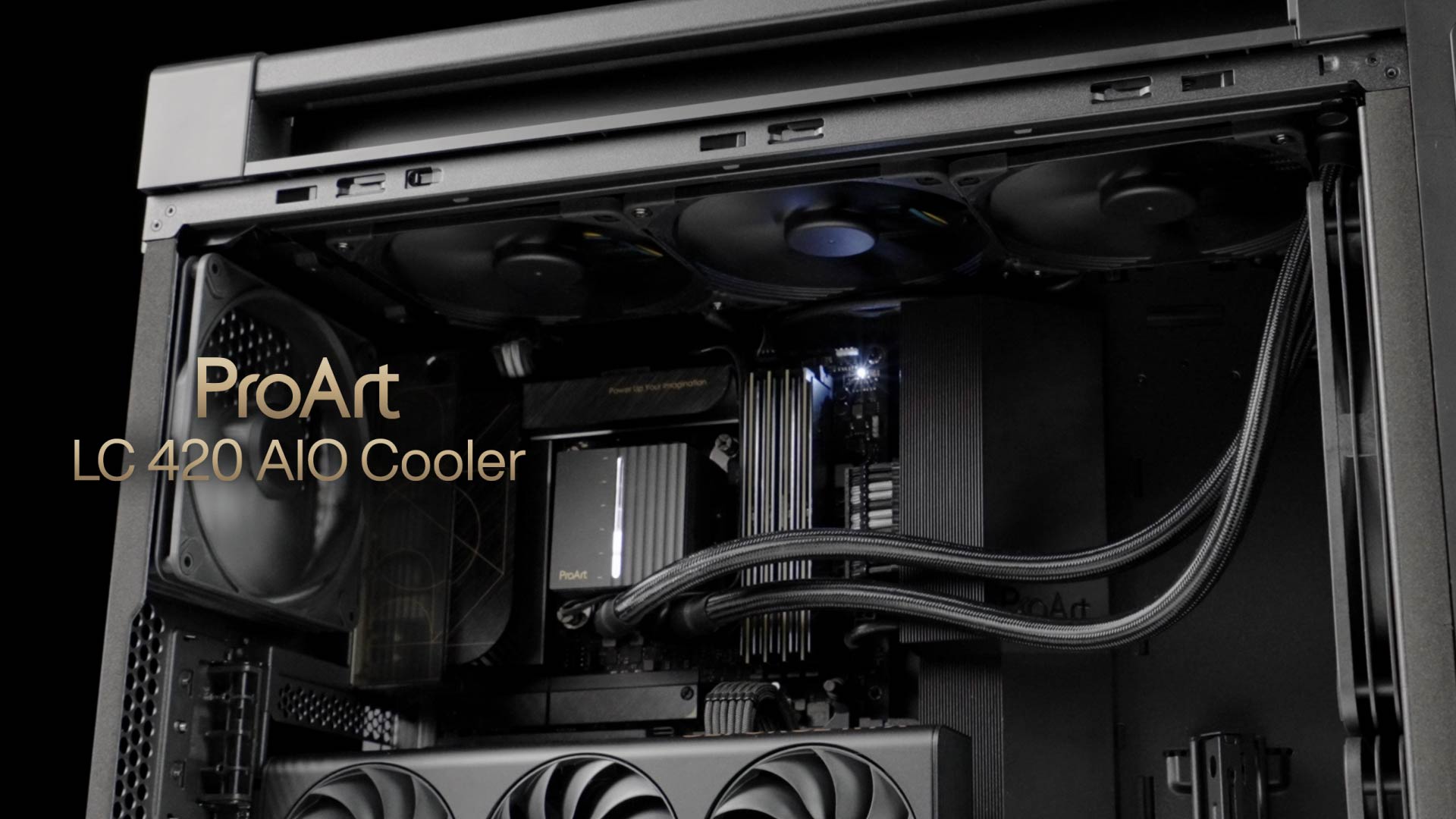 ASUS ProArt LC 420 All-in-one CPU Liquid Cooler with Illuminated