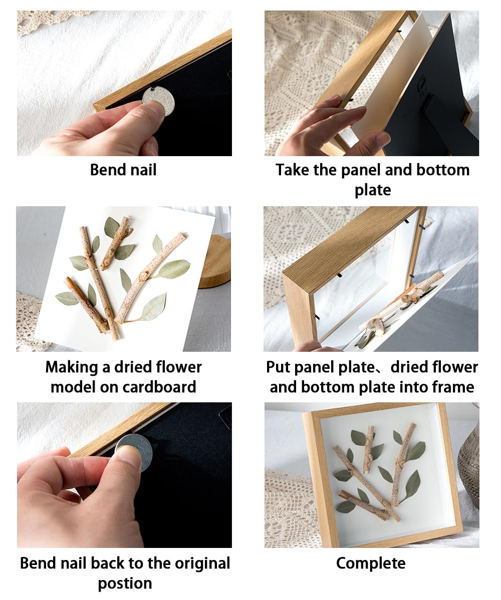 Marysgift Cornice In Legno Naturale 15x20 Cm Per Diploma E Certificati – Montaggio A Parete O Scrivania – Con Chiusure A Levetta