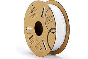 ELEGOO PLA Filament 1.75mm White, Precise Dimensional Accuracy