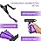 32 inch GrabRunner Folding Reacher Grabber Tool with Magnet for Seniors, Disabled, After Surgery Recovery(Purple)