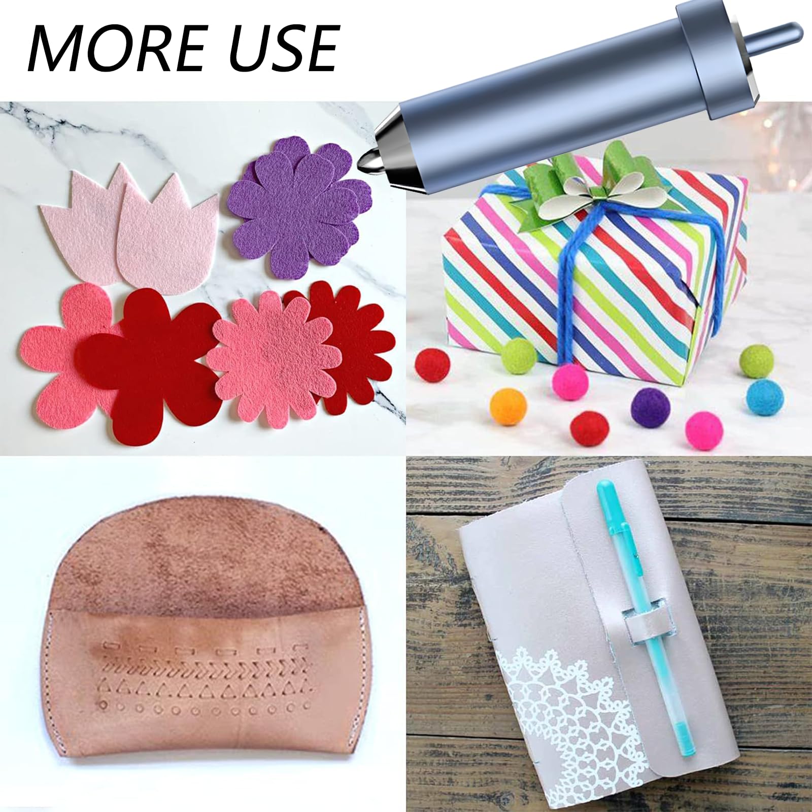 Kit di trasferimento in lamina per Cricut Maker, Maker 3, strumento per incisione per Cricut Explore Air, Explore Air 2, Explore Air 3, strumento per goffratura con lame fini, medie e grasse e
