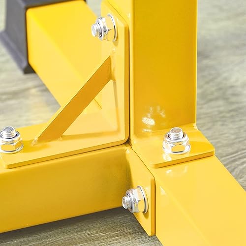 Miniatura 6 de Soozier Soporte de sentadillas dividido búlgaro, soporte para sentadillas de una sola pierna, rodillo ajustable de 12 niveles para entrenamiento de