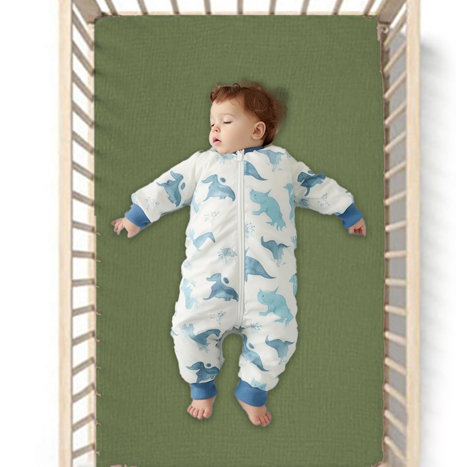 Drap de lit bébé en gaze respirante et confortable pour berceau