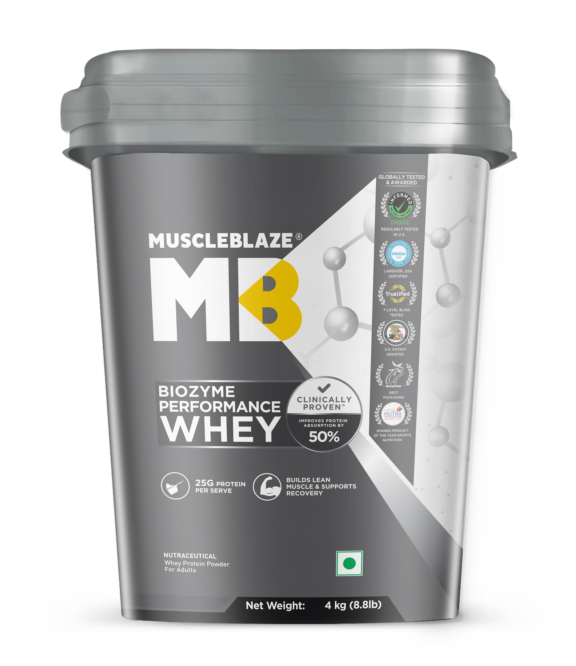 MuscleBlaze Biozyme Performance Whey Protein, 1kg Refill Pack — Amazon image 21