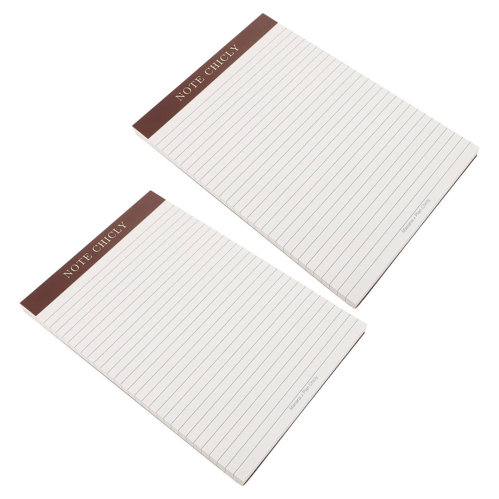 OSALADI Paquete De 2 Bloc de Notas Adhesivas de Papel con Diseño para Evitar Manchas y Desprendimiento Limpio, Adecuado para Profesionales en Trabajo y Seguimiento