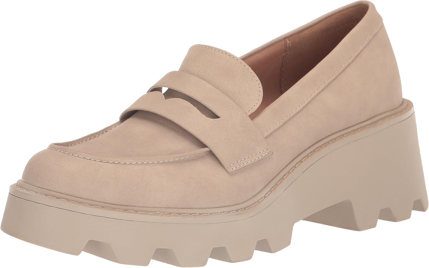 DV Dolce Vita Womens Vikki Loafer, Stone, 11 US