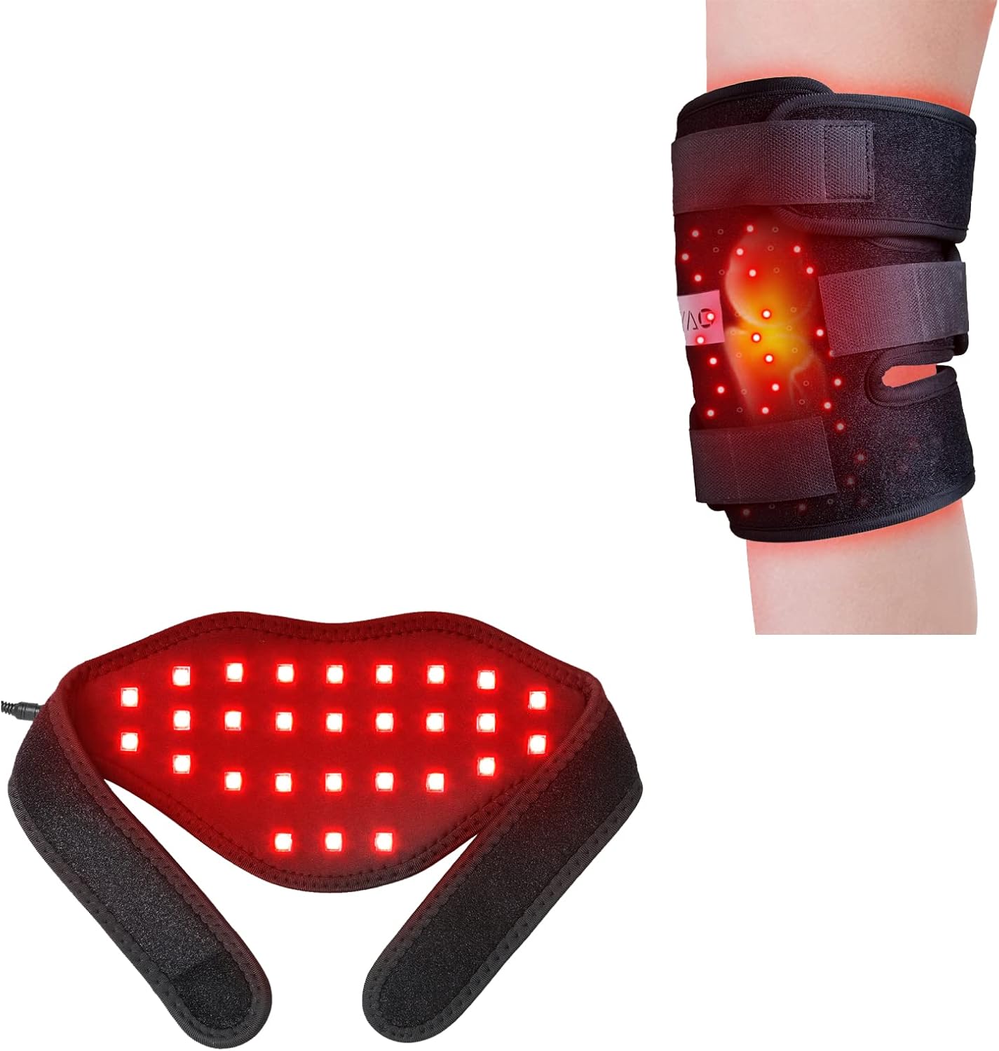 HAIYUE Infrared & Red Light Therapy Device for Knee Neck