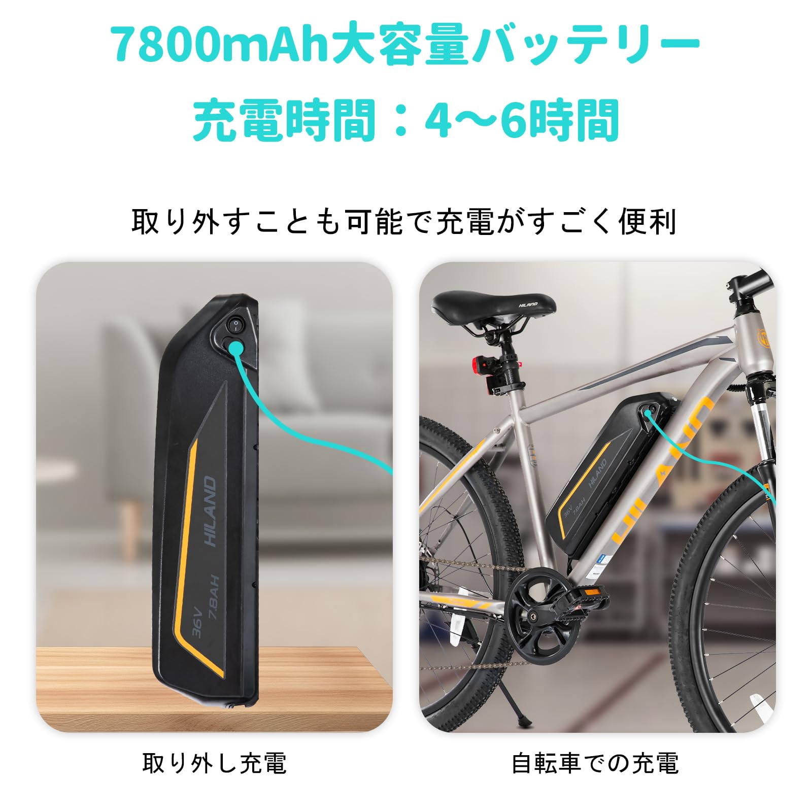 Amazon | HILAND 26インチ マウンテンバイク アシスト機構付き