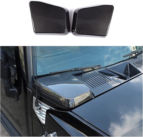 Cubierta de ventilación de campana de entrada de aire lateral compatible con Hummer H2 2003-2009, accesorios de protección de cubierta de