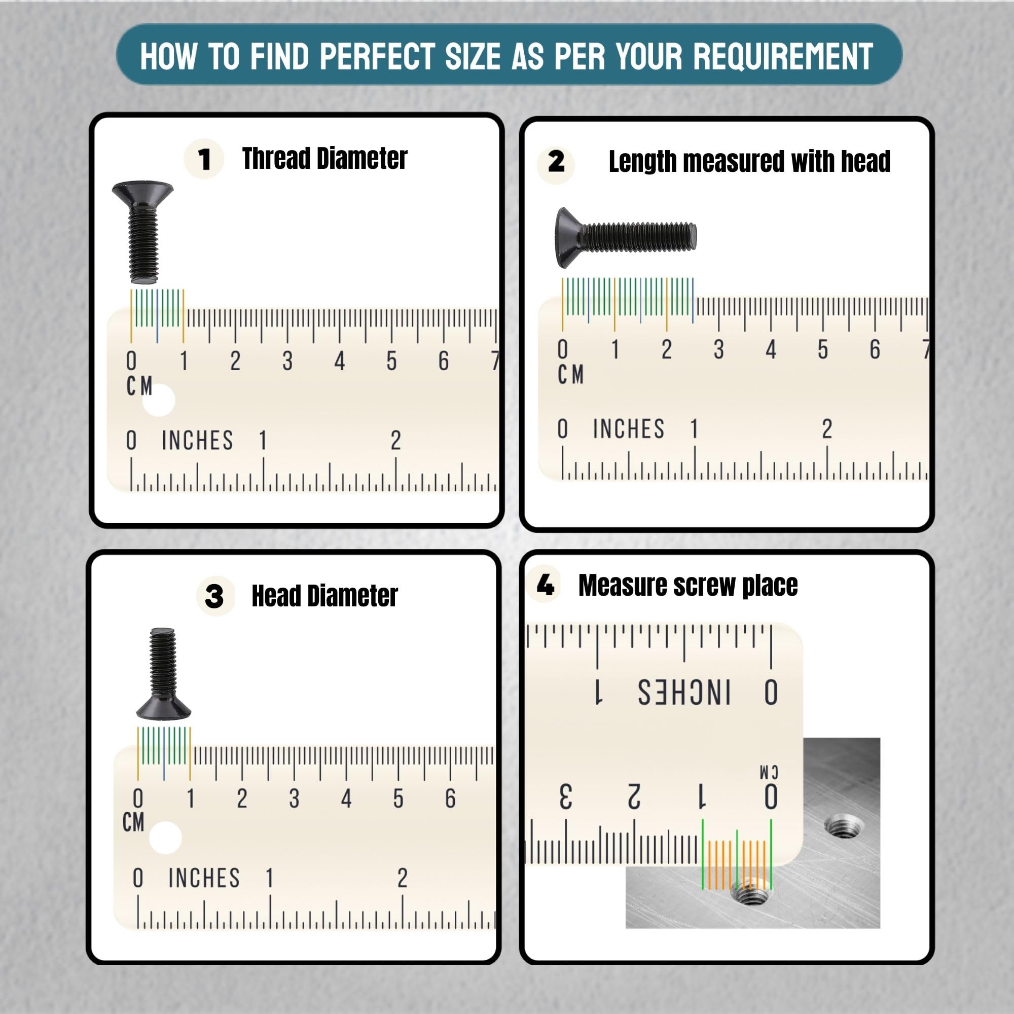 Rely®⇒VP INDUSTRIES (Pcs-25) M5x25 mm CSK Allen Head Screw Stainless Steel | Countersunk Allen Bolt | High Strength Machine Screws for Furniture, DIY & Industrial Use - Image 8 thumbnail