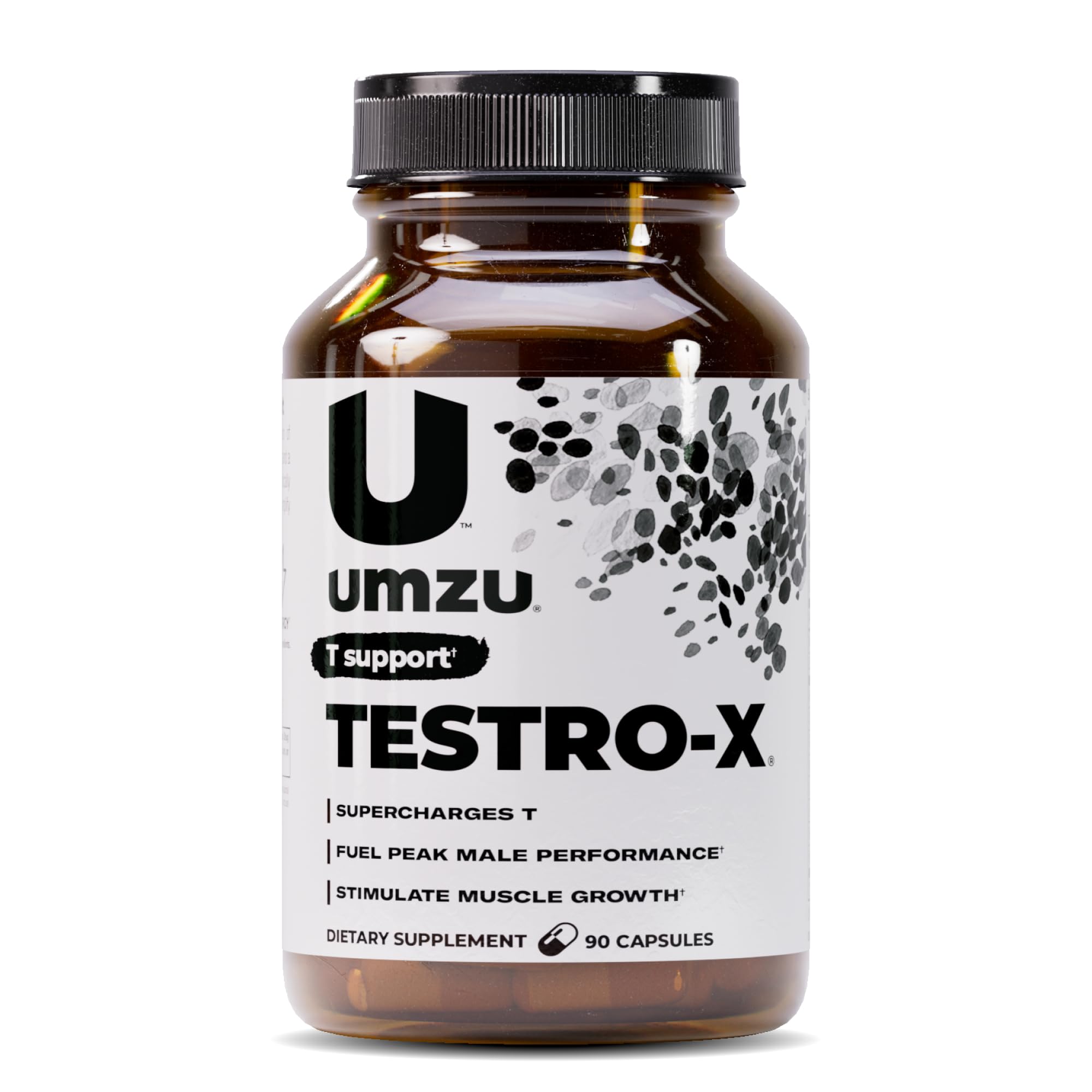 UMZU Testro-X Supplement for Men – 90 Capsules for 30 Day Supply – Supports Energy, Focus, Strength & Muscle Recovery – with Ashwagandha & Zinc – Natural Men’s Wellness Support Formula