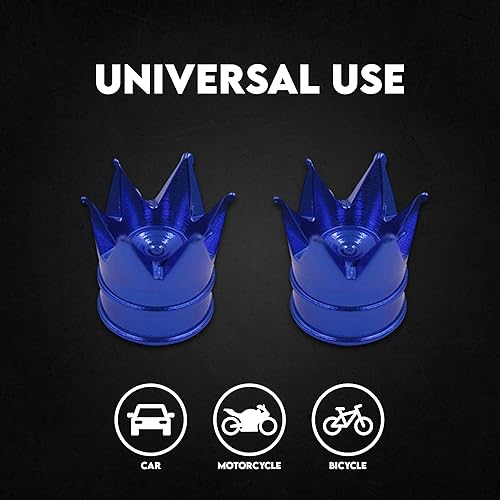 Miniatura 53 de Tapones para válvulas de neumáticos de automóvil, 4 unidades, cubiertas universales para vástagos, juego de tapas de válvula de neumático