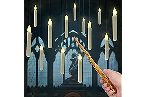 Homemory Harry Potter Floating Candles with Wand Remote