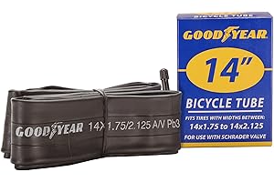 Goodyear 14 x 1.75 / 2.125 Mountain Bike Tube: Your Dependable Cycling Companion