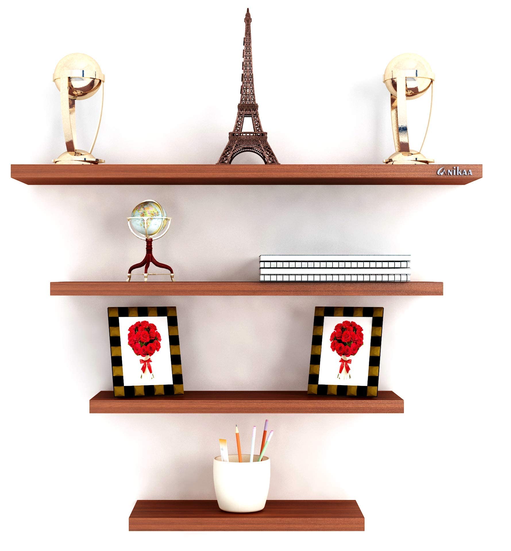 Anikaa Sachi Engineered Wood Wall Decor Shelf Wall Shelves Wall