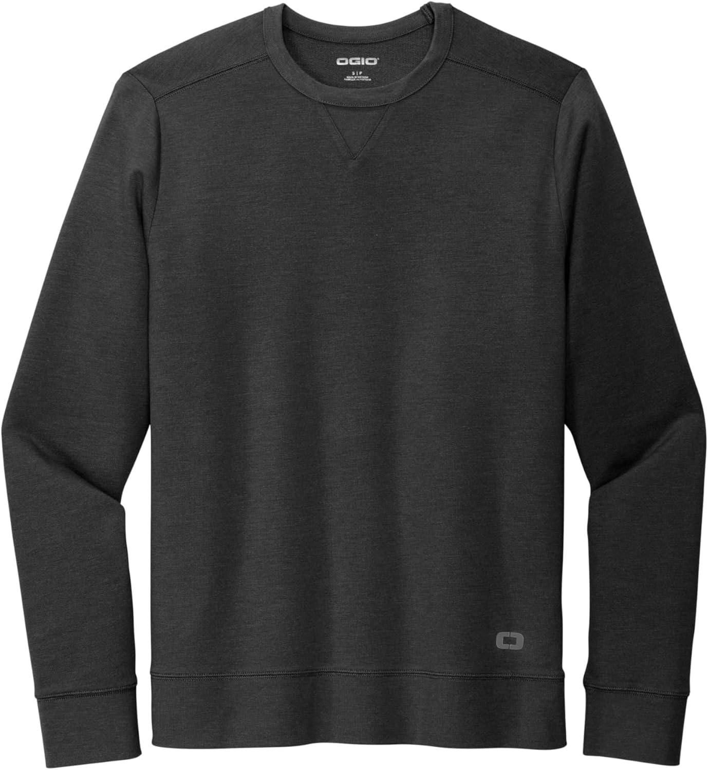 OGIO Unisex Luuma Flex Long Sleeve Crew | Athletic Long Sleeve Top for Men & Women, Lightweight Pullover for Casual Wear