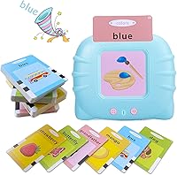 Vista 1 de Tarjetas flash parlantes para niños y niñas de 1, 2, 3, 4, 5 años, dispositivo de aprendizaje sensorial de idiomas con 224 palabras visuales